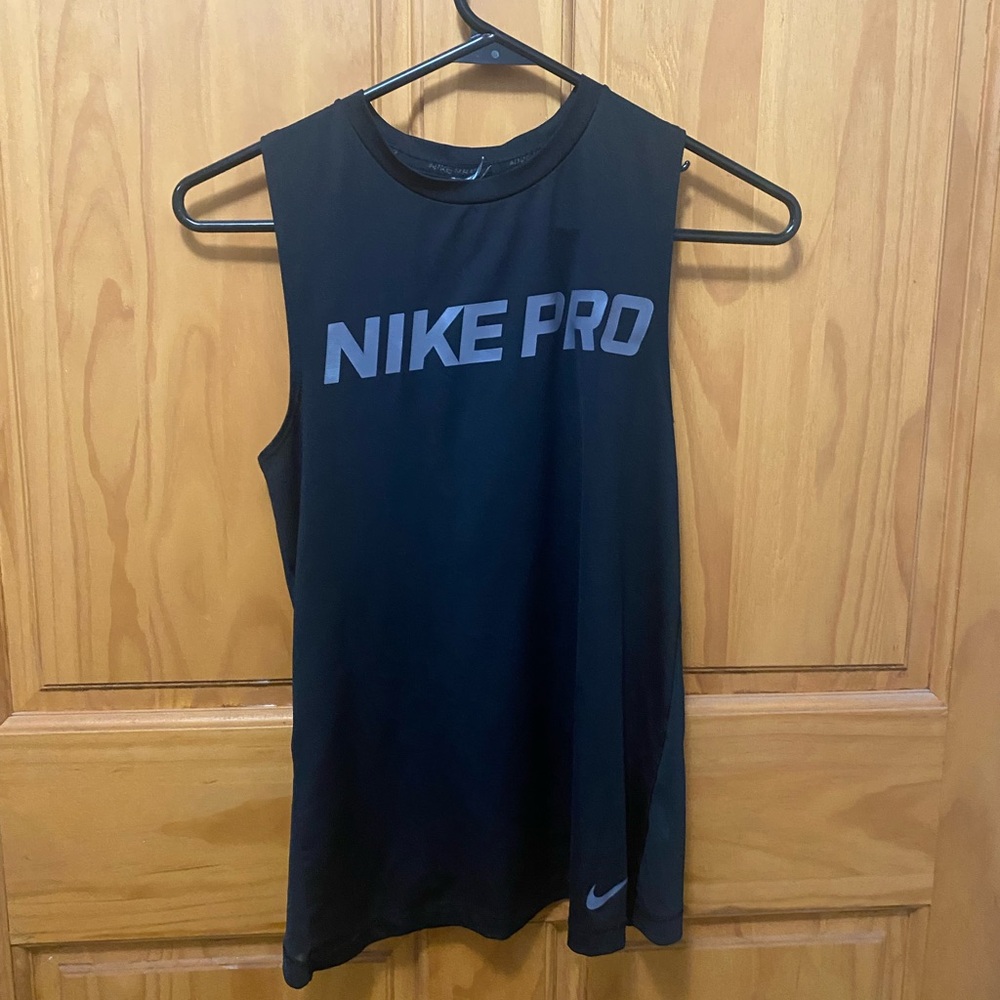 Nike Pro Black Sleeveless Top